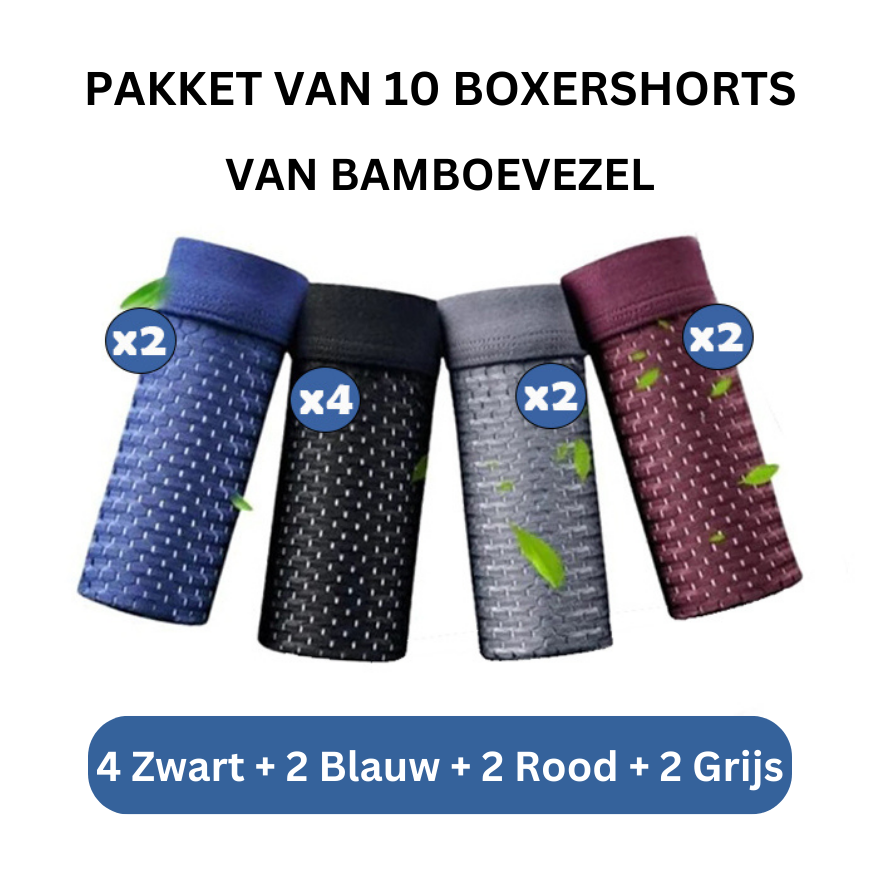 BAMBOEVEZEL BOXERSHORTS - COMFORT VOOR DE HELE DAG