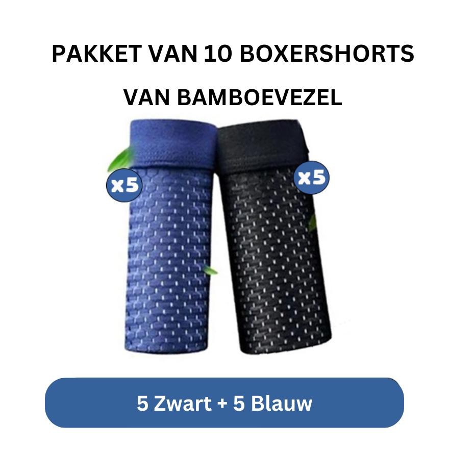 BAMBOEVEZEL BOXERSHORTS - COMFORT VOOR DE HELE DAG