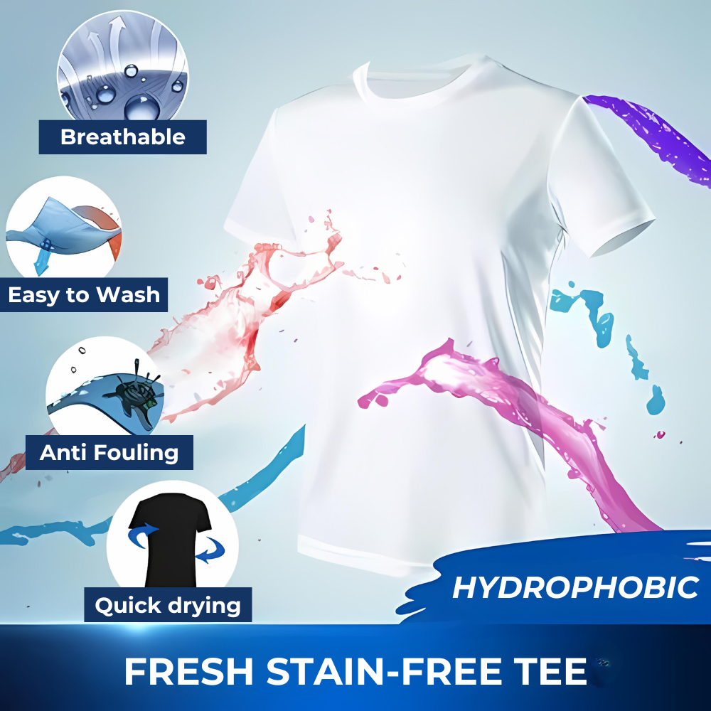 BOXHERO FRESH STAIN-FREE TEE - KEEPS YOU COOL AND COMFORTABLE ALL DAY