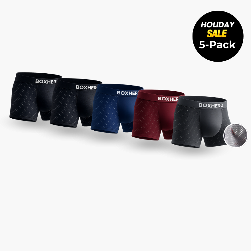 Boxers Reinvented: Sustainable Comfort That Moves With You - 5-PACK