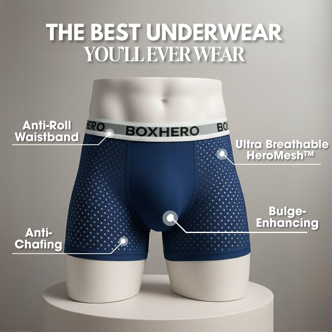 Boxhero 1.0 Nova - Boxers Reinvented: Sustainable Comfort That Moves With You (Nova)