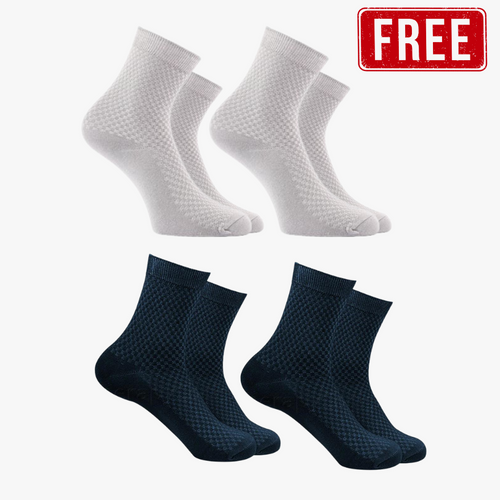 4x Premium Bamboo Fibre Socks FREE