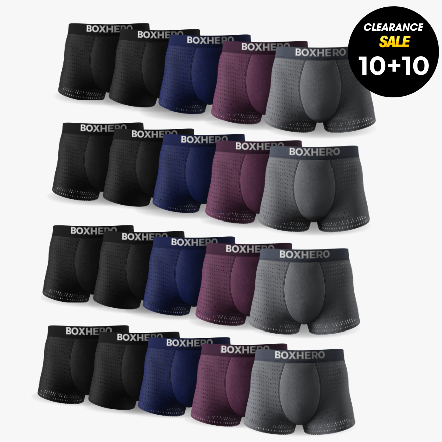 -BOXHERO BAMBOO FIBRE BOXER SHORTS  1.0 - FOR ALL-DAY COMFORT