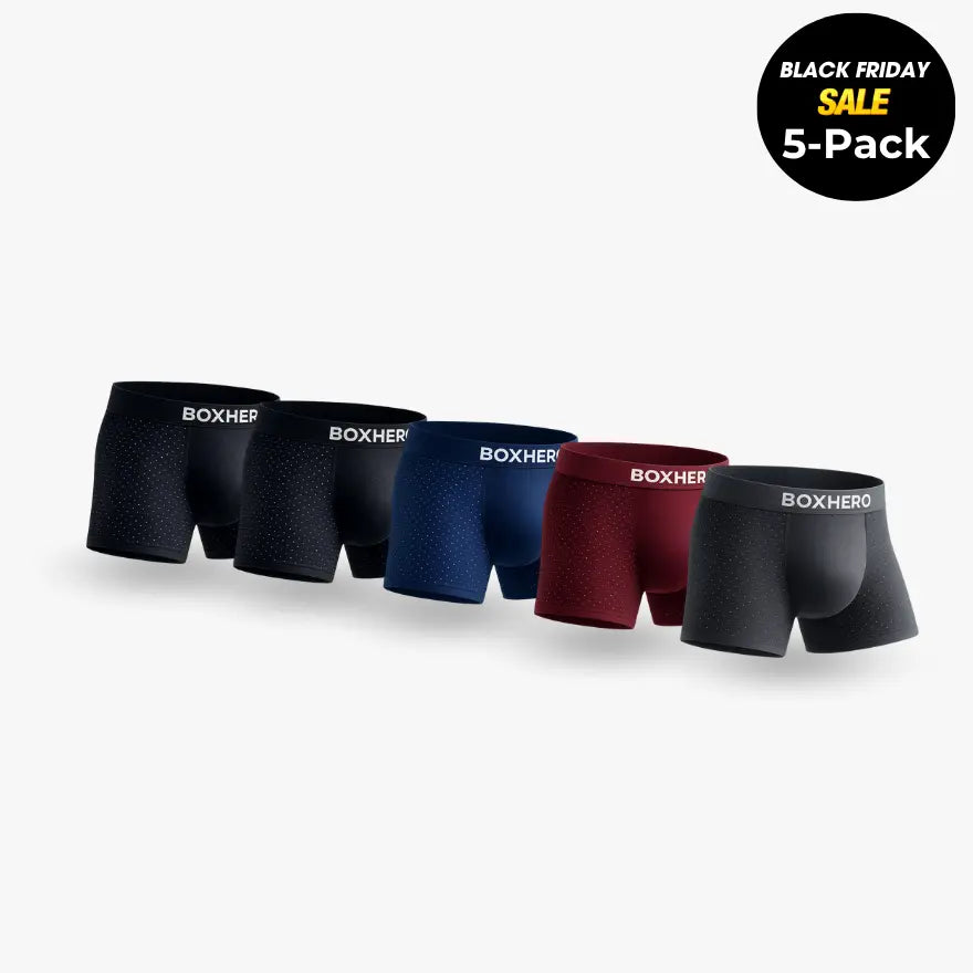 Boxers Reinvented: Sustainable Comfort That Moves With You - 5-PACK