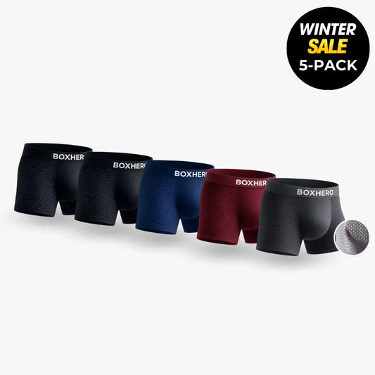 Boxers Reinvented: Sustainable Comfort That Moves With You - 5-PACK