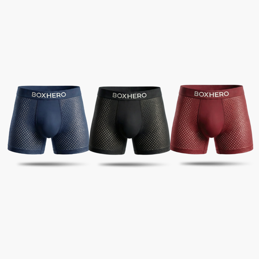 3 BOXHERO PREMIUM BAMBOO FIBRE BOXER SHORTS 1.0