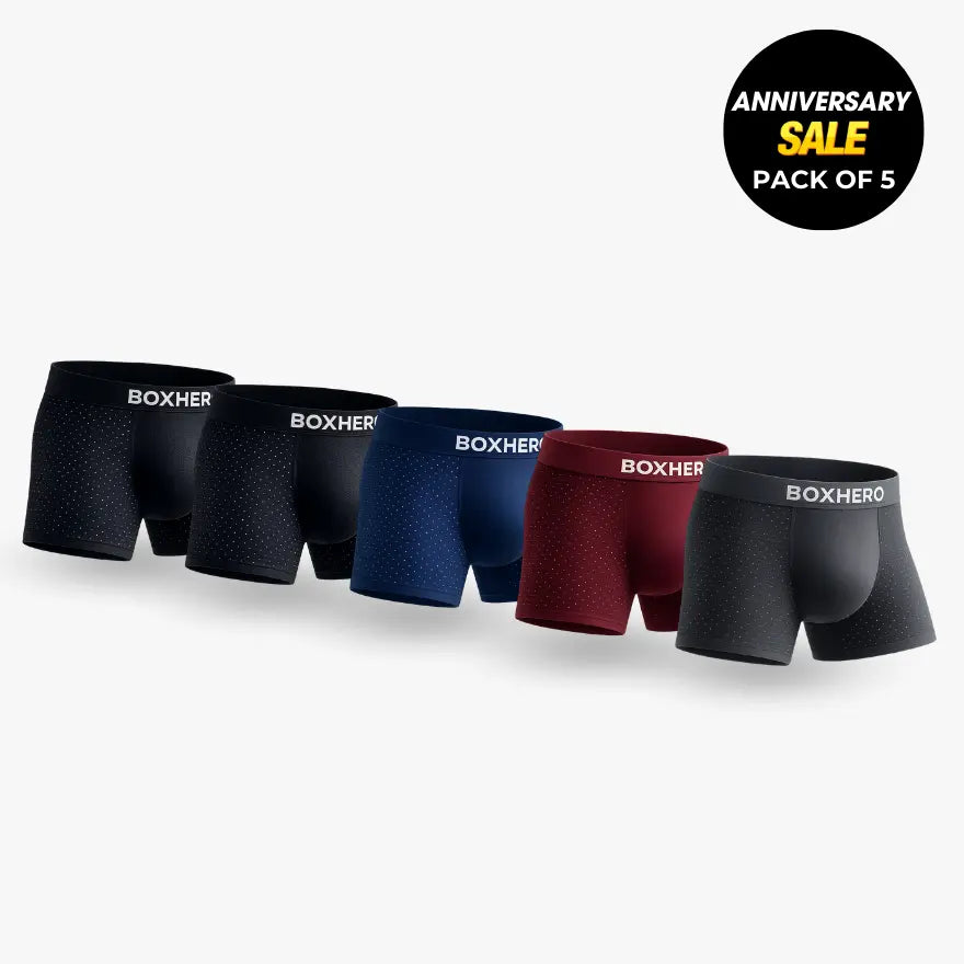 Boxers Reinvented: Sustainable Comfort That Moves With You - 5-PACK