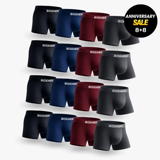 16-PACK BOXHERO BAMBOO FIBRE BOXER SHORTS  1.0