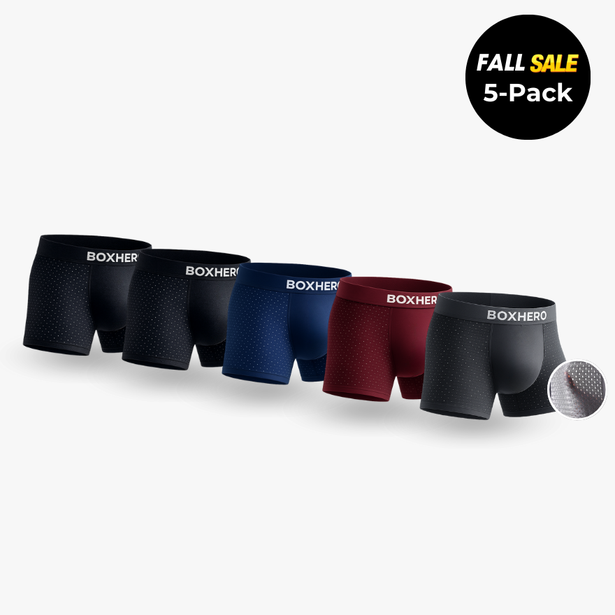 Boxers Reinvented: Sustainable Comfort That Moves With You - 5-PACK