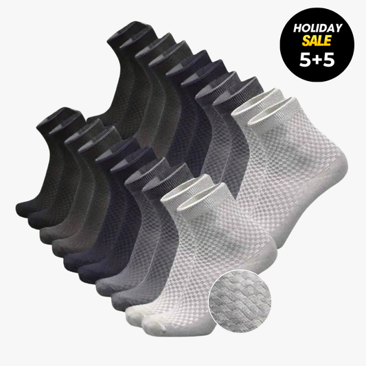 4 chaussettes en fibre de bambou