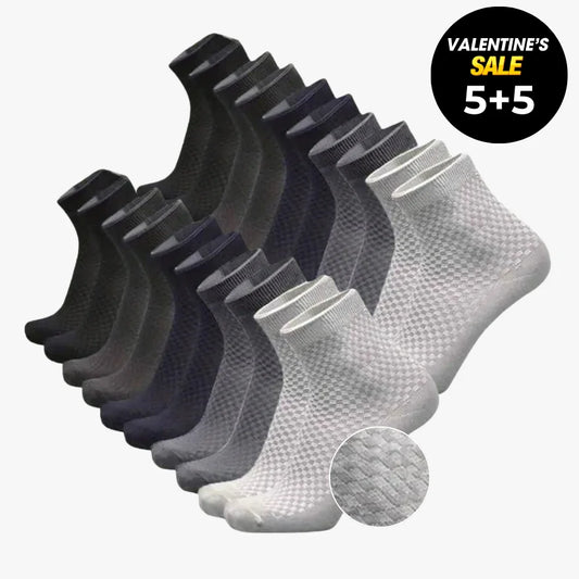 4 chaussettes en fibre de bambou