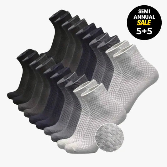 4 chaussettes en fibre de bambou