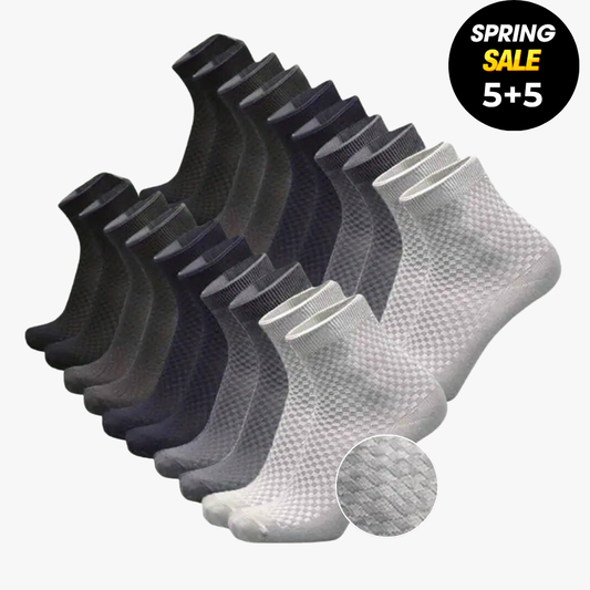 4 chaussettes en fibre de bambou