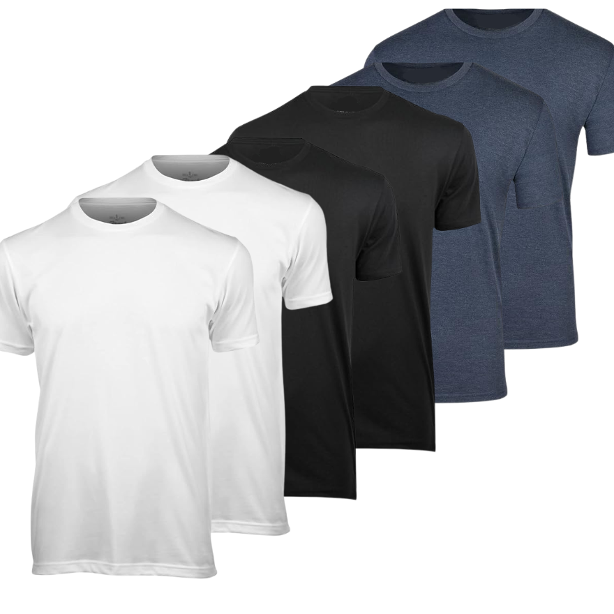 T-shirt en Bambou - Pack Multiple (3, 6 ou 9)