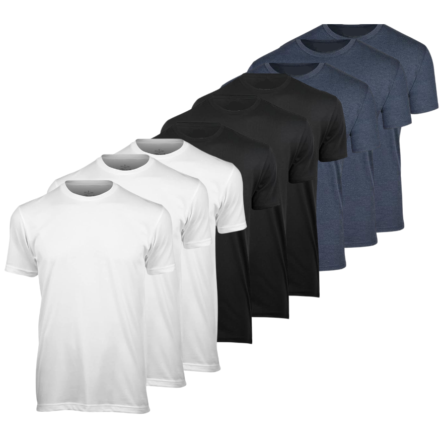 T-shirt en Bambou - Pack Multiple (3, 6 ou 9)