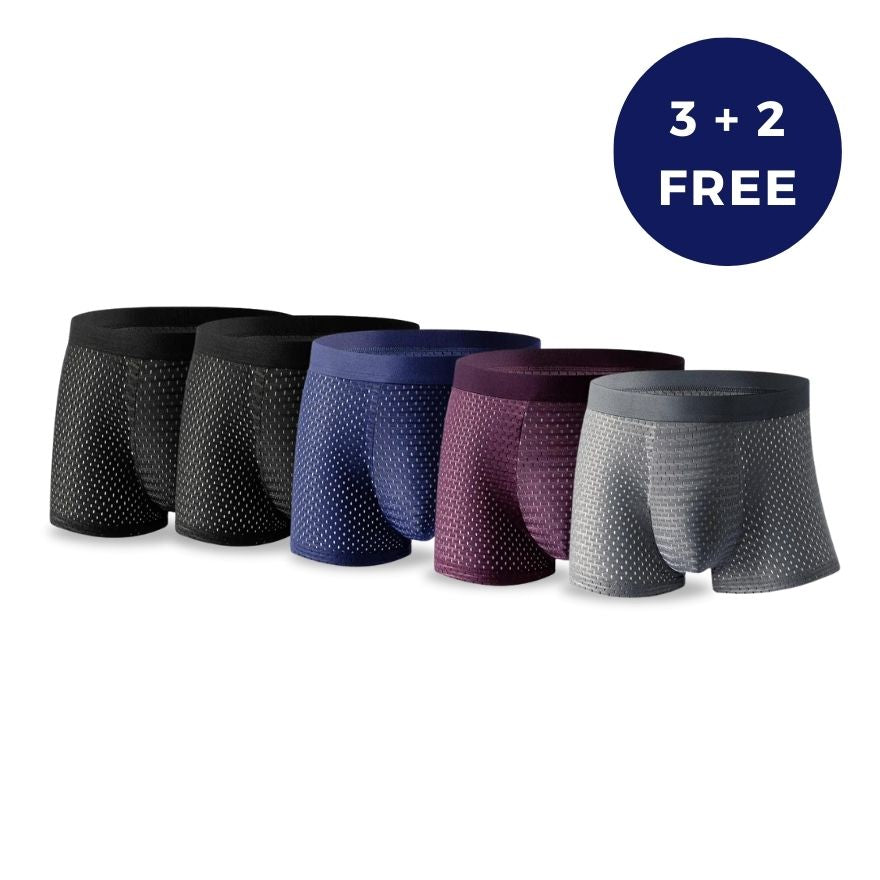 BAMBOO FIBRE BOXER SHORTS - FOR ALL-DAY COMFORT