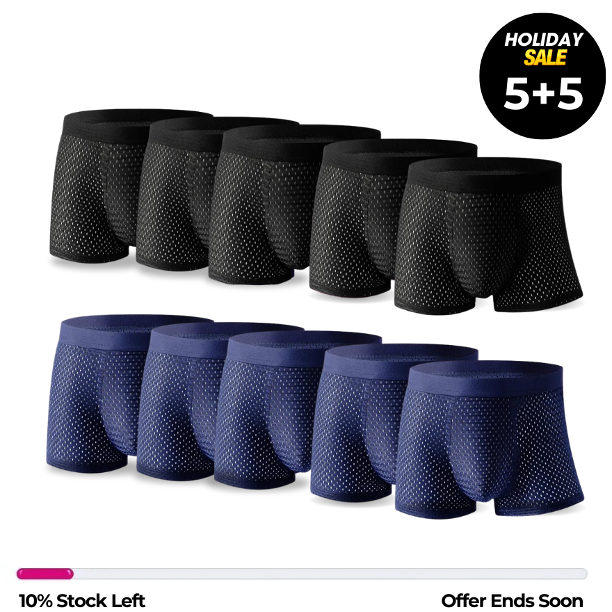 BAMBOO FIBRE BOXER SHORTS - FOR ALL-DAY COMFORT