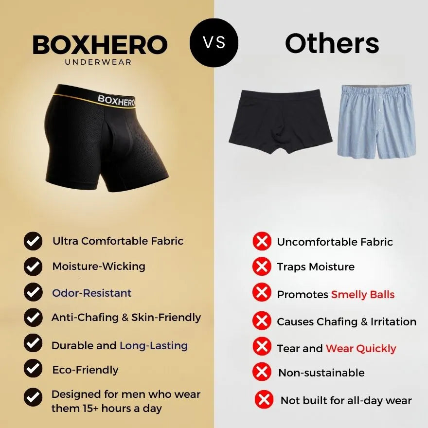 Boxers Reinvented: Sustainable Comfort That Moves With You (NEW)