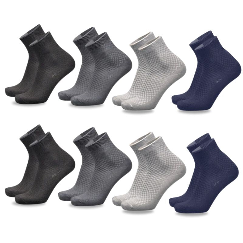 4 chaussettes en fibre de bambou