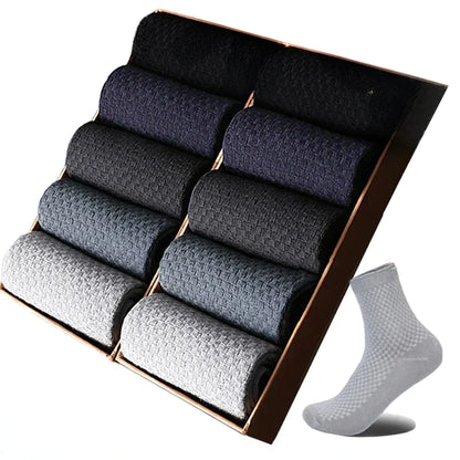 Chaussettes en Fibre de Bambou Premium - Lot de 4 ou Lot de 8.