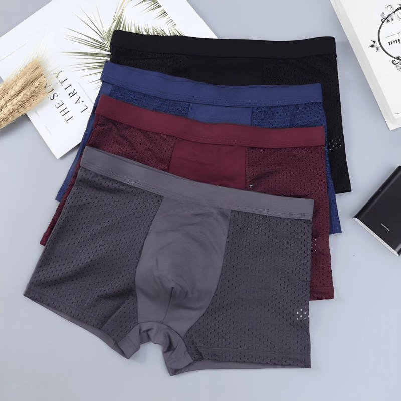 5 BAMBOO FIBRE BOXER SHORTS