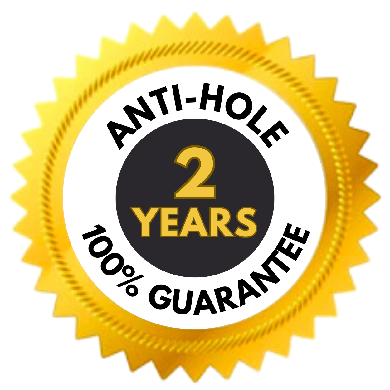 Upgrade Your Guarantee: 2 Years of Anti-Hole Protection