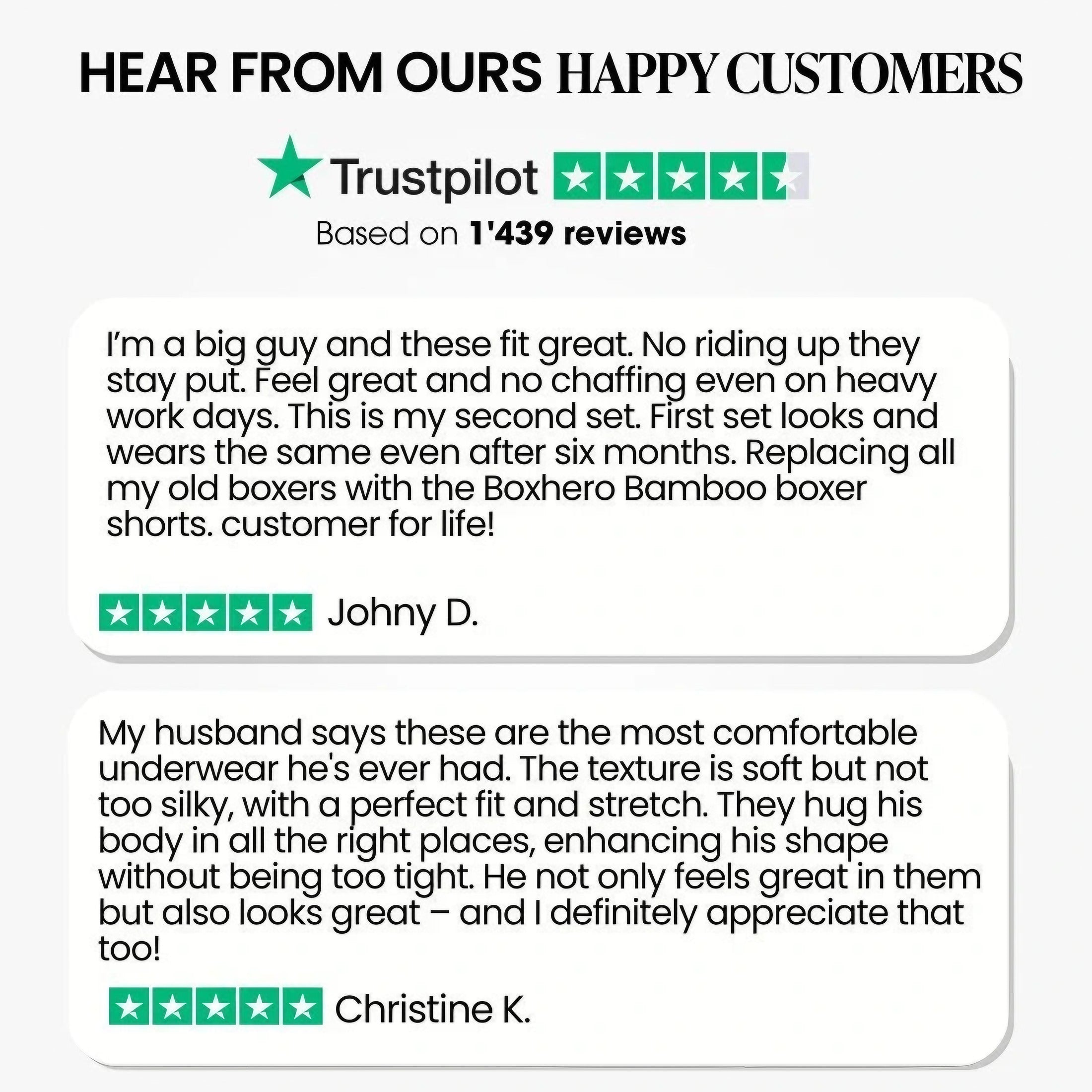 Testimonials Trust Pilot