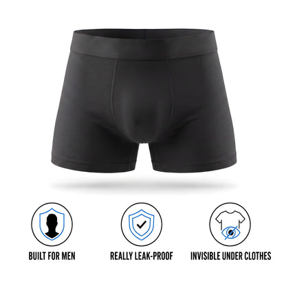 Finally — Boxers That Keep You Dry All Day. No Pads. No Diapers. No One Knows.