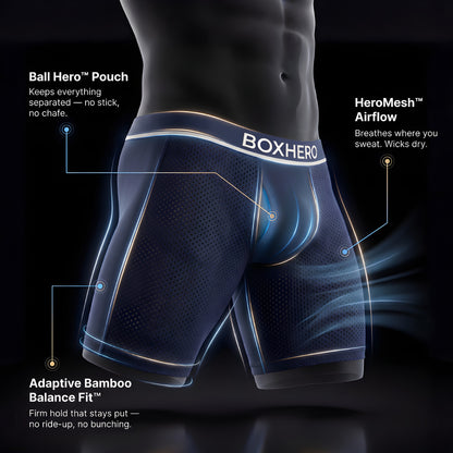 Finally — Running Boxers That Don't Chafe, Ride Up, or Stick to Your Thighs.