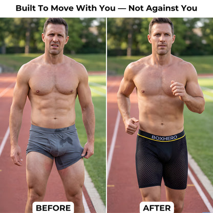 Finally — Running Boxers That Don't Chafe, Ride Up, or Stick to Your Thighs.