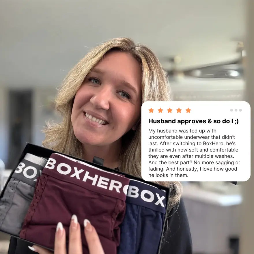 BOXER EN FIBRE DE BAMBOU - POUR UN CONFORT TOUTE LA JOURNÉE