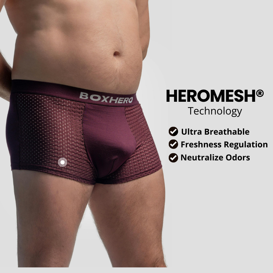 BOXHERO BAMBOO FIBRE BOXER SHORTS 1.0 - FOR ALL-DAY COMFORT