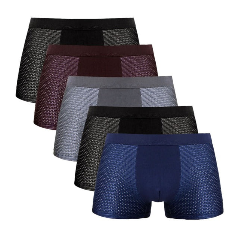 BAMBOO FIBRE BOXER SHORTS - FOR ALL-DAY COMFORT -